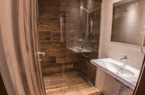 Einzelwaschkabine mit Dusche © Camping Mayrhofen